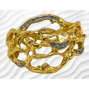 Elizabeth Taylor Avon Treasured Vine Collection Cuff Bracelet With Original Box